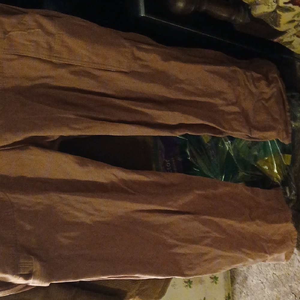 Liberty Rust-Brown Overalls with Green Trim - Picture 12 of 13